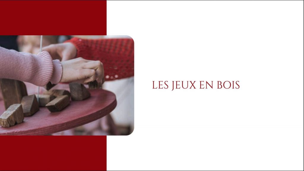 Location de jeux en bois par la compagnie du Village Vivant